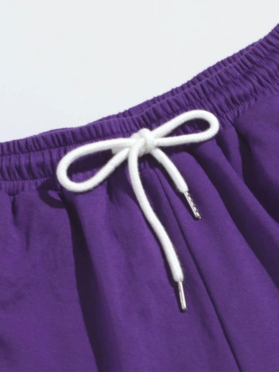 Drawstring Shorts with Pockets - Clothes For Her Online Store