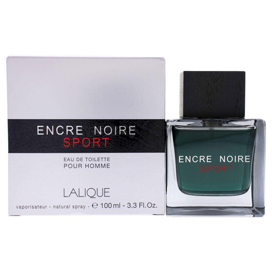Encre Noire Sport by Lalique for Men - 3.3 oz EDT Spray - Clothes For Her Online Store