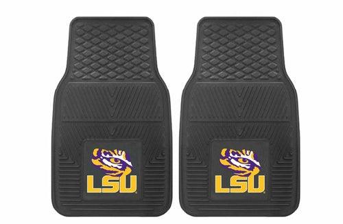 NCAA 2-PC VINYL CAR MAT SET