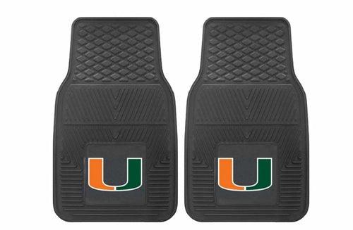 NCAA 2-PC VINYL CAR MAT SET