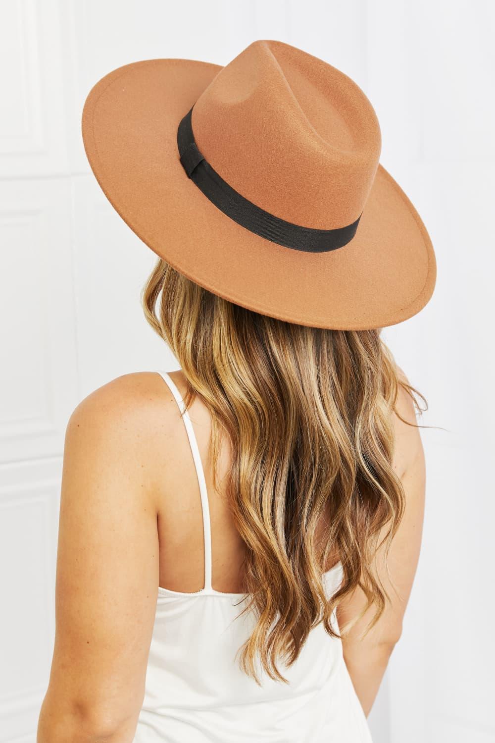 Fame Enjoy The Simple Things Fedora Hat - Clothes For Her Online Store