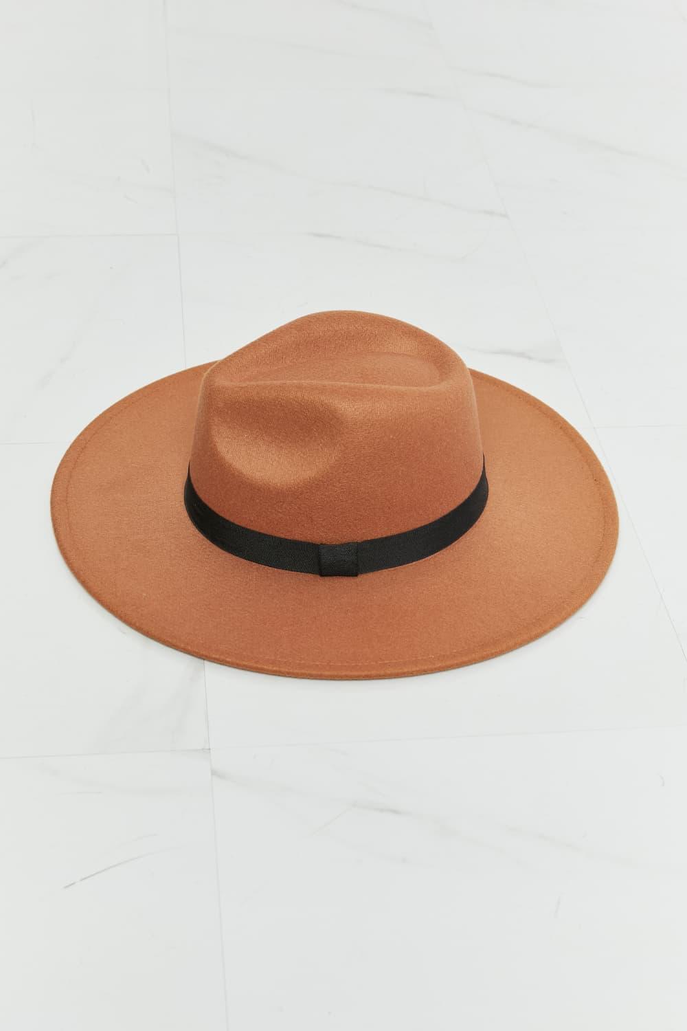 Fame Enjoy The Simple Things Fedora Hat - Clothes For Her Online Store