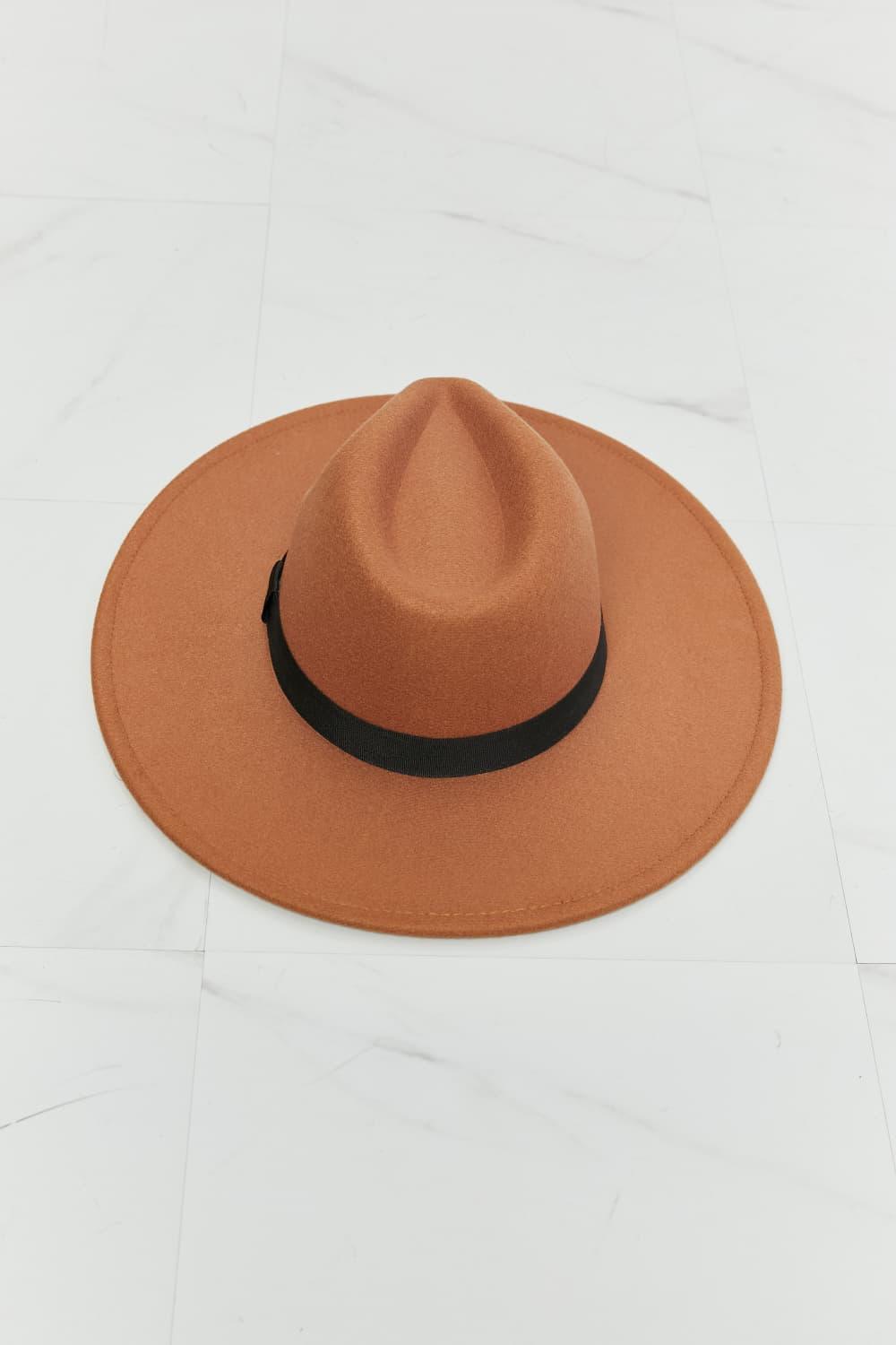 Fame Enjoy The Simple Things Fedora Hat - Clothes For Her Online Store