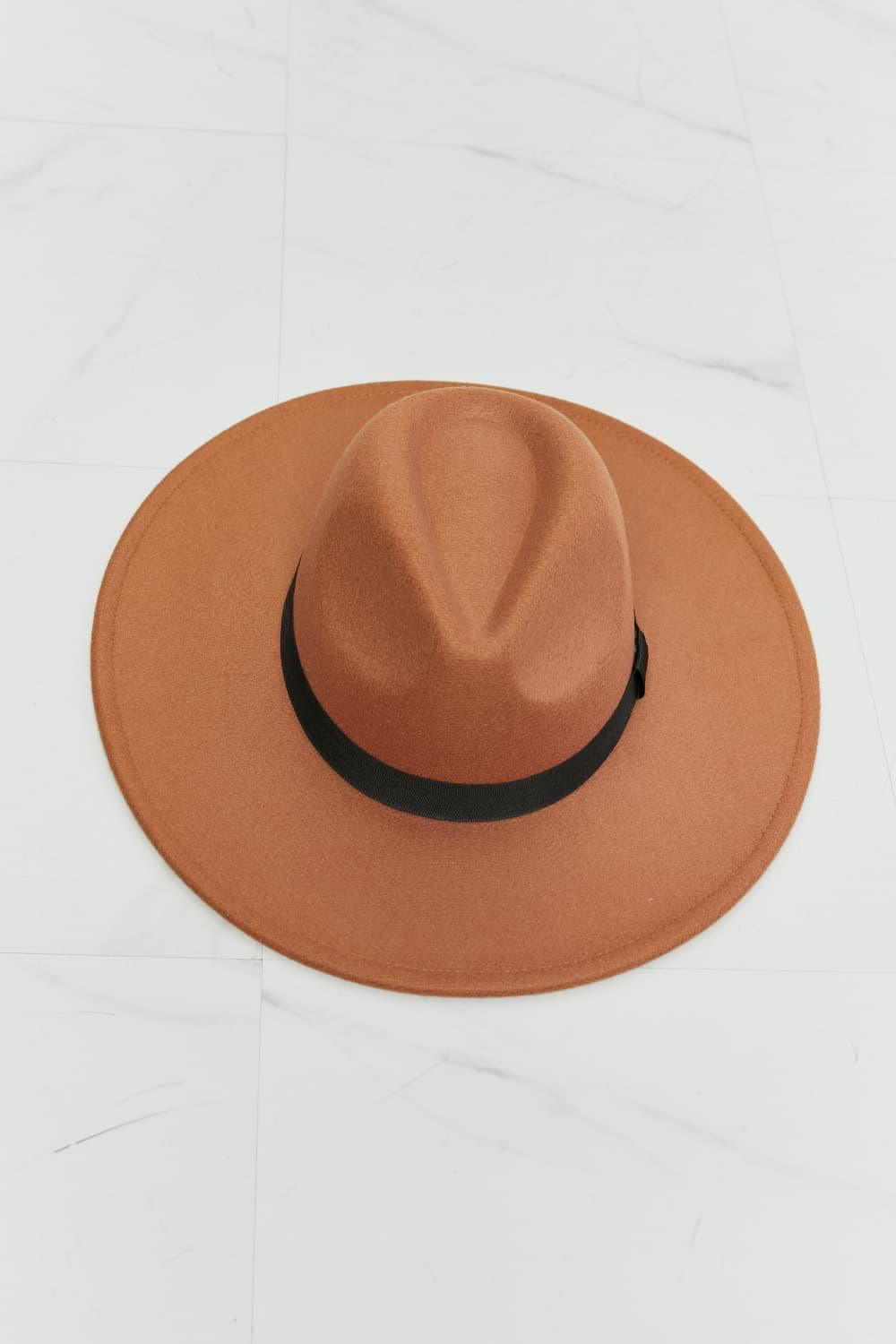 Fame Enjoy The Simple Things Fedora Hat - Clothes For Her Online Store
