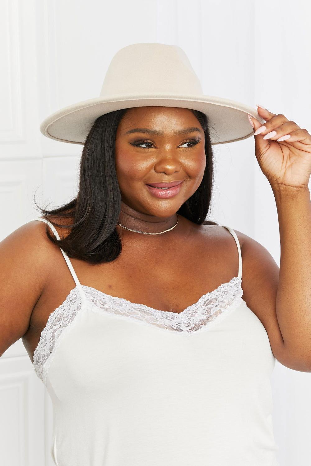 Fame Ride Along Fedora Hat - Clothes For Her Online Store