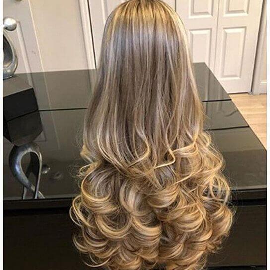 Front Wig Synthetic Realistic Wavy Glueless Hair Replacement Wigs - Clothes For Her Online Store