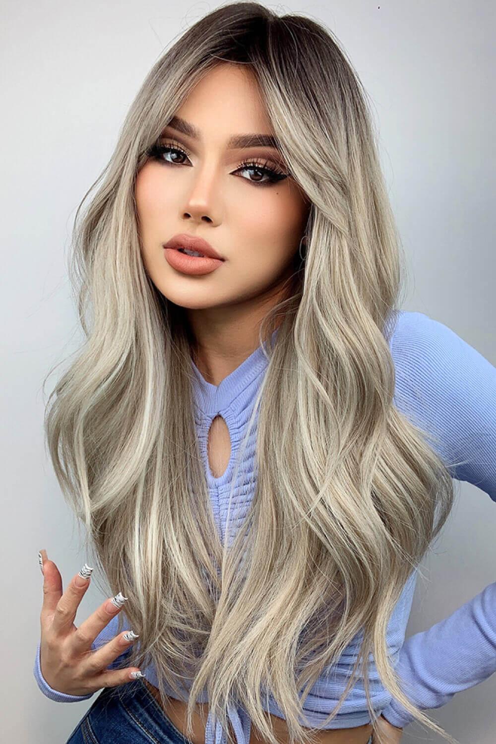Full Machine Long Wave Wigs 26'' - Clothes For Her Online Store