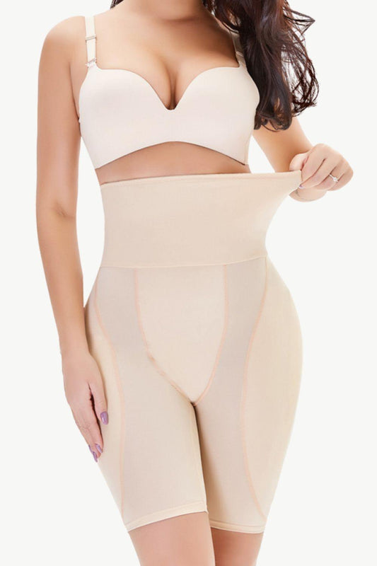 Full Size High Waisted Pull-On Shaping Shorts - Clothes For Her Online Store