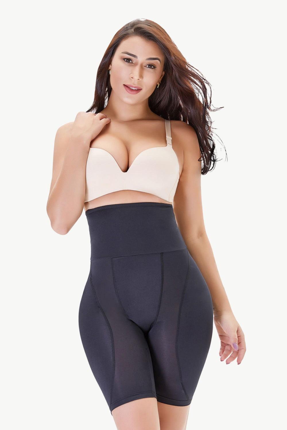 Full Size High Waisted Pull-On Shaping Shorts - Clothes For Her Online Store