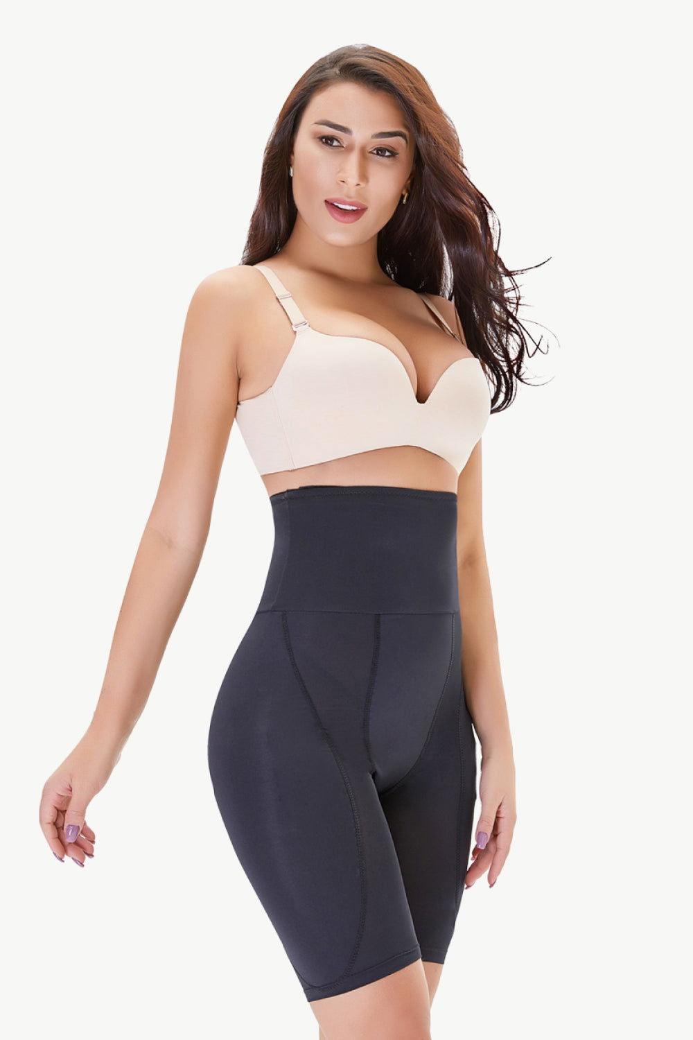 Full Size High Waisted Pull-On Shaping Shorts - Clothes For Her Online Store