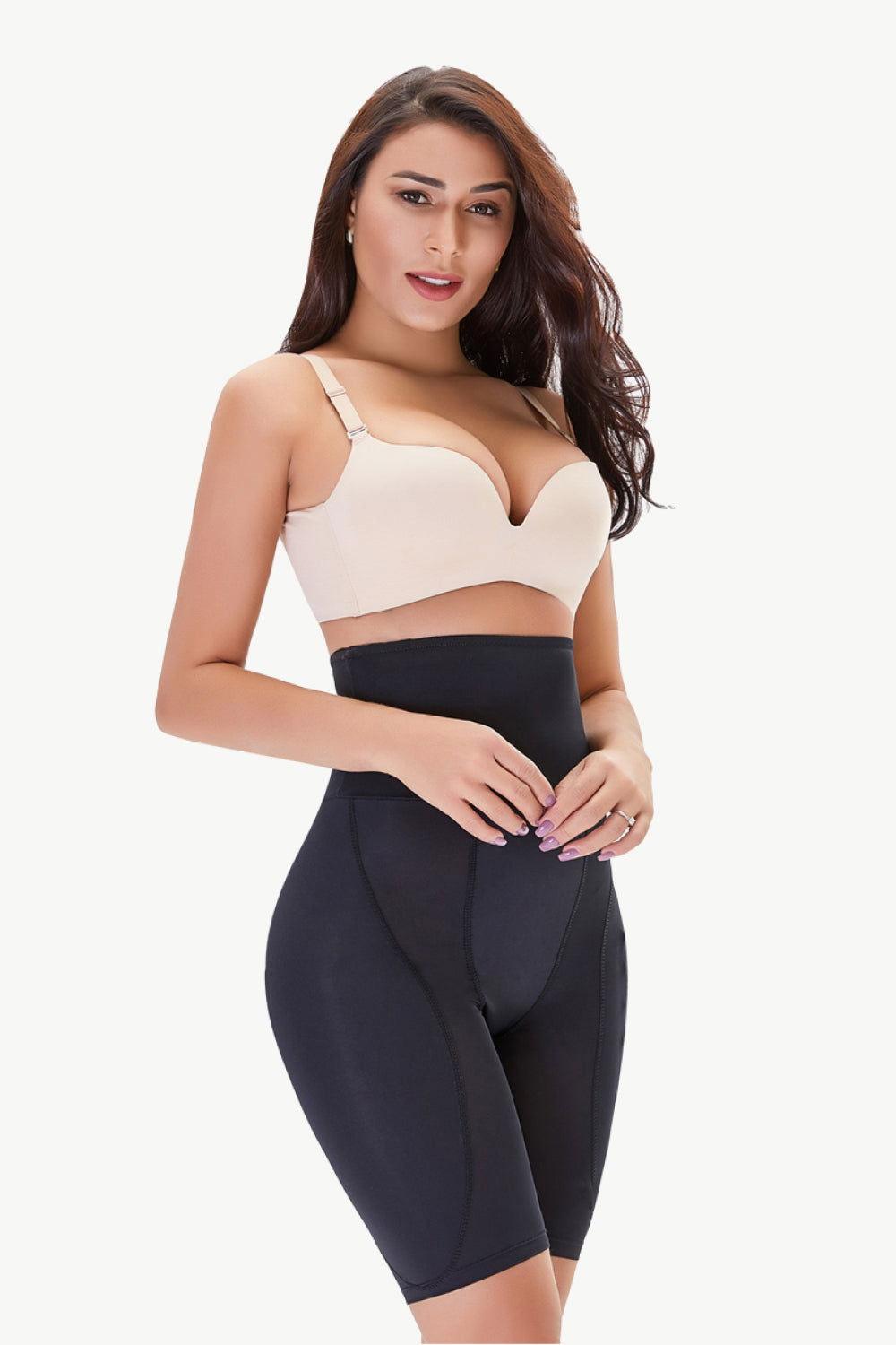 Full Size High Waisted Pull-On Shaping Shorts - Clothes For Her Online Store