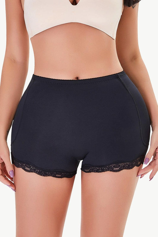 Full Size Lace Trim Shaping Shorts - Clothes For Her Online Store