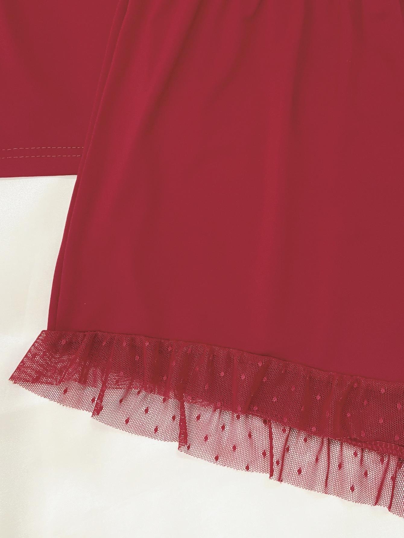 Gathered Detail Spliced Mesh Sleeveless Top and Shorts Lounge Set - Clothes For Her Online Store