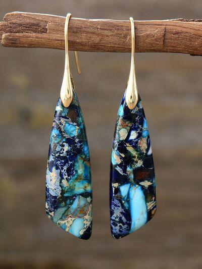 Geometrical Shape Dangle Earrings - Clothes For Her Online Store