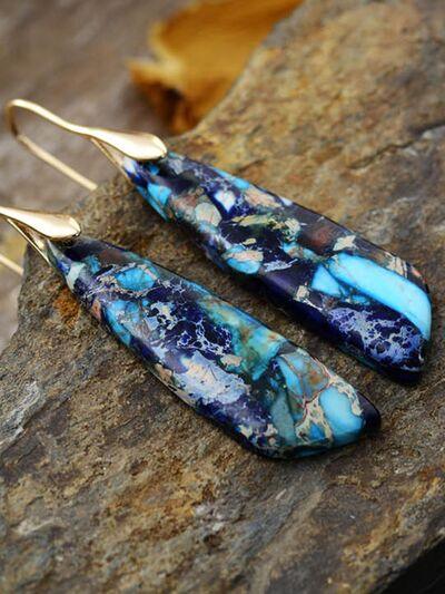 Geometrical Shape Dangle Earrings - Clothes For Her Online Store