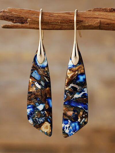 Geometrical Shape Dangle Earrings - Clothes For Her Online Store