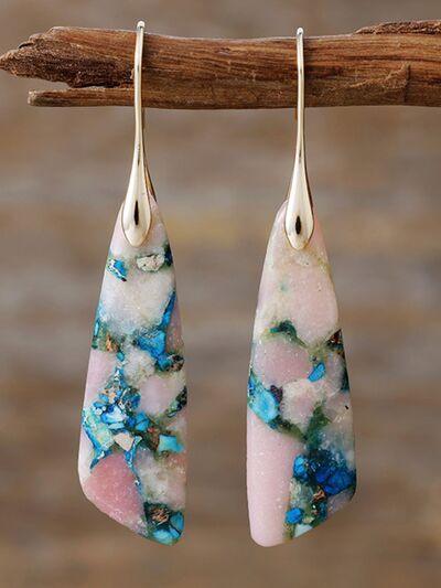 Geometrical Shape Dangle Earrings - Clothes For Her Online Store