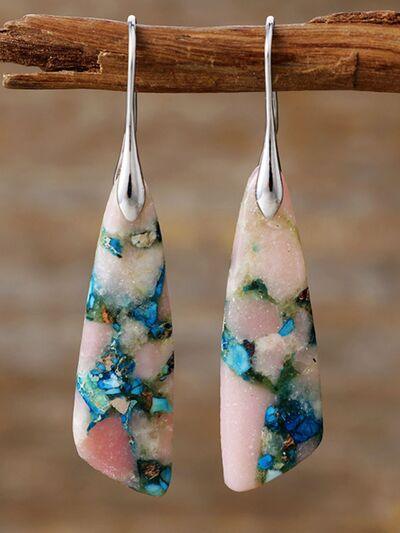 Geometrical Shape Dangle Earrings - Clothes For Her Online Store