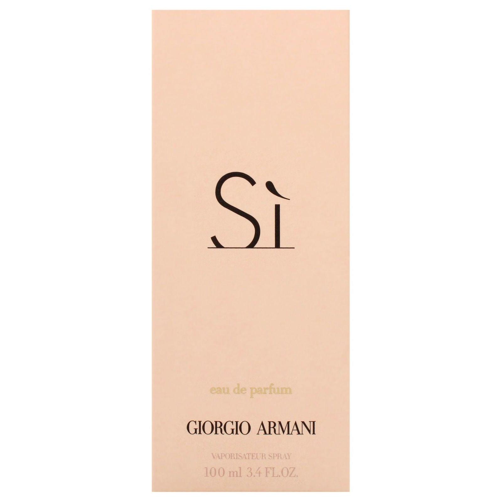 Giorgio Armani Si by Giorgio Armani for Women - 3.4 oz EDP Spray - Clothes For Her Online Store