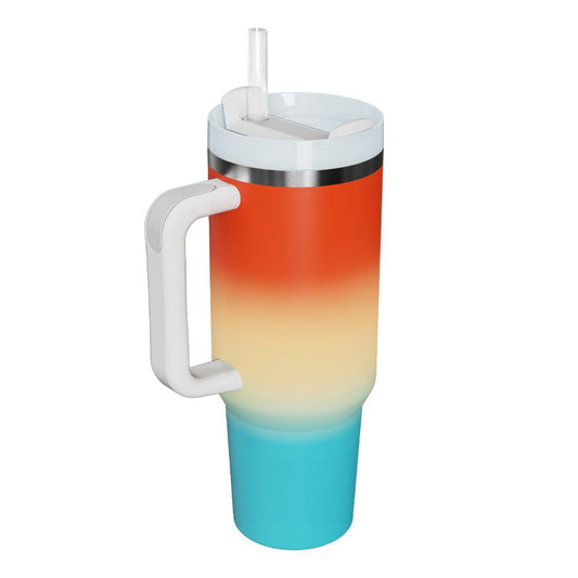 Gradient Multicolor Stainless Steel Tumbler - Clothes For Her Online Store