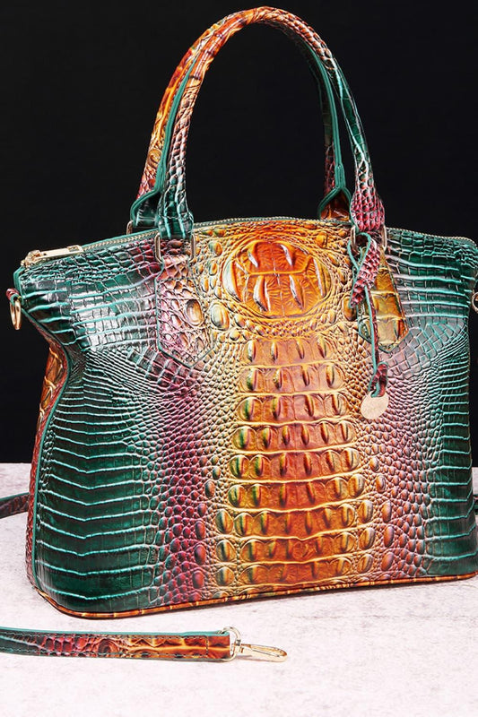 Gradient PU Leather Handbag - Clothes For Her Online Store