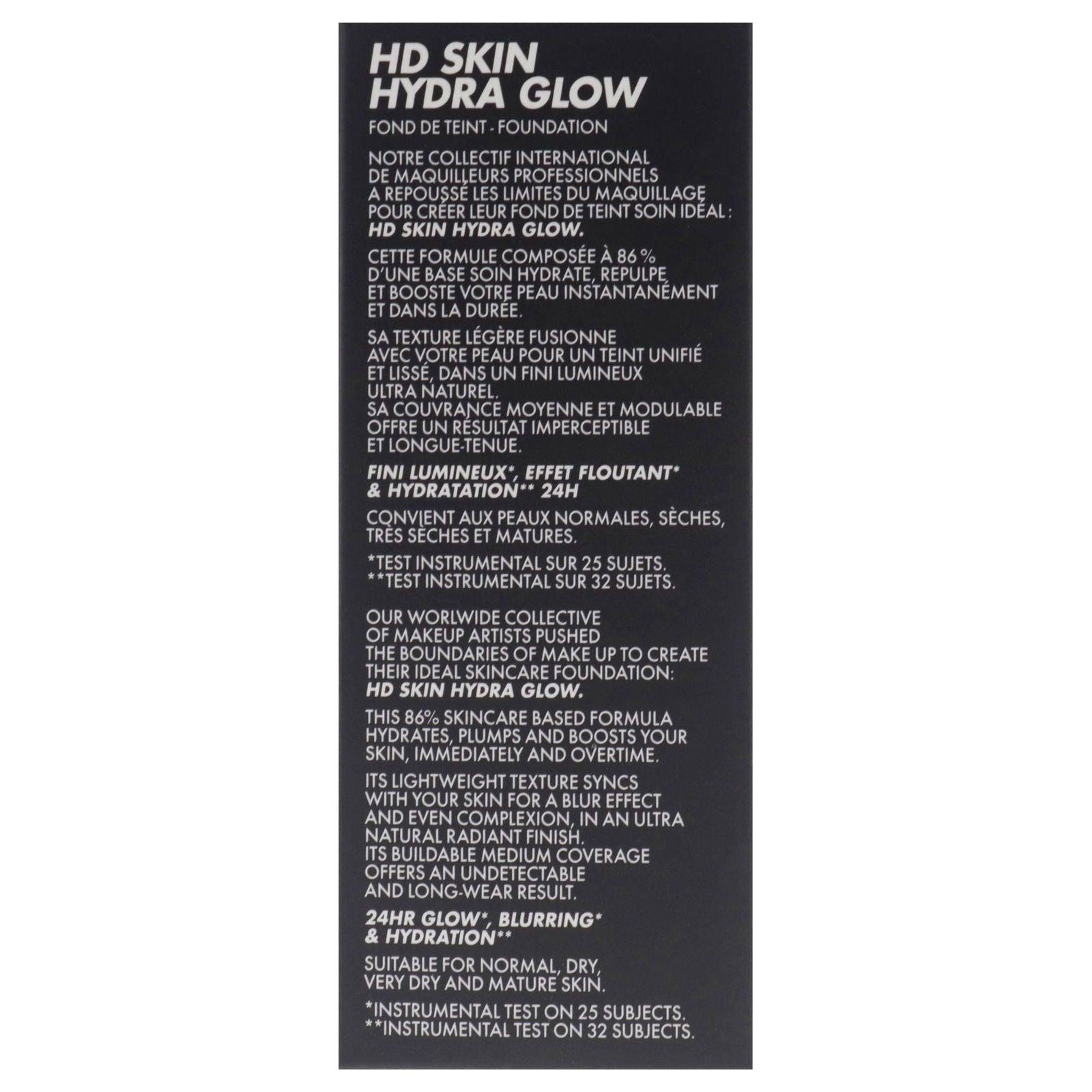 HD Skin Hydra Glow - 1Y00 Warm Shell by Make Up For Ever for Women - 1.01 oz Foundation - Clothes For Her Online Store