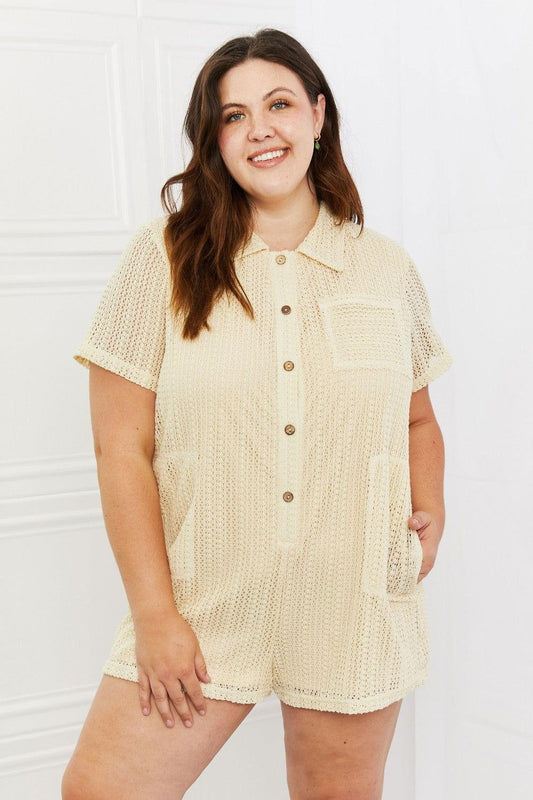 HEYSON Ready For The Day Crochet Romper - Clothes For Her Online Store