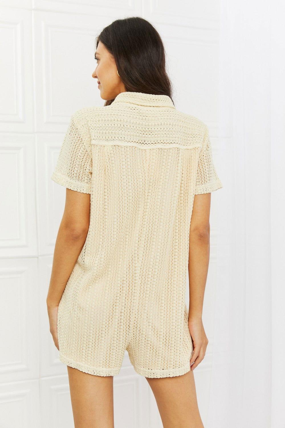 HEYSON Ready For The Day Crochet Romper - Clothes For Her Online Store