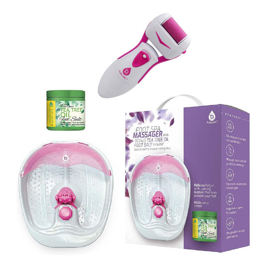 Ultimate Foot Care Bundle: Foot Spa Massager with Tea Tree Oil Foot