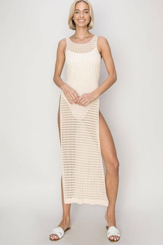 HYFVE Crochet Backless Cover Up Dress - Clothes For Her Online Store