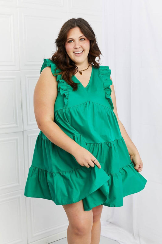 Hailey & Co Play Date Full Size Ruffle Dress - Clothes For Her Online Store