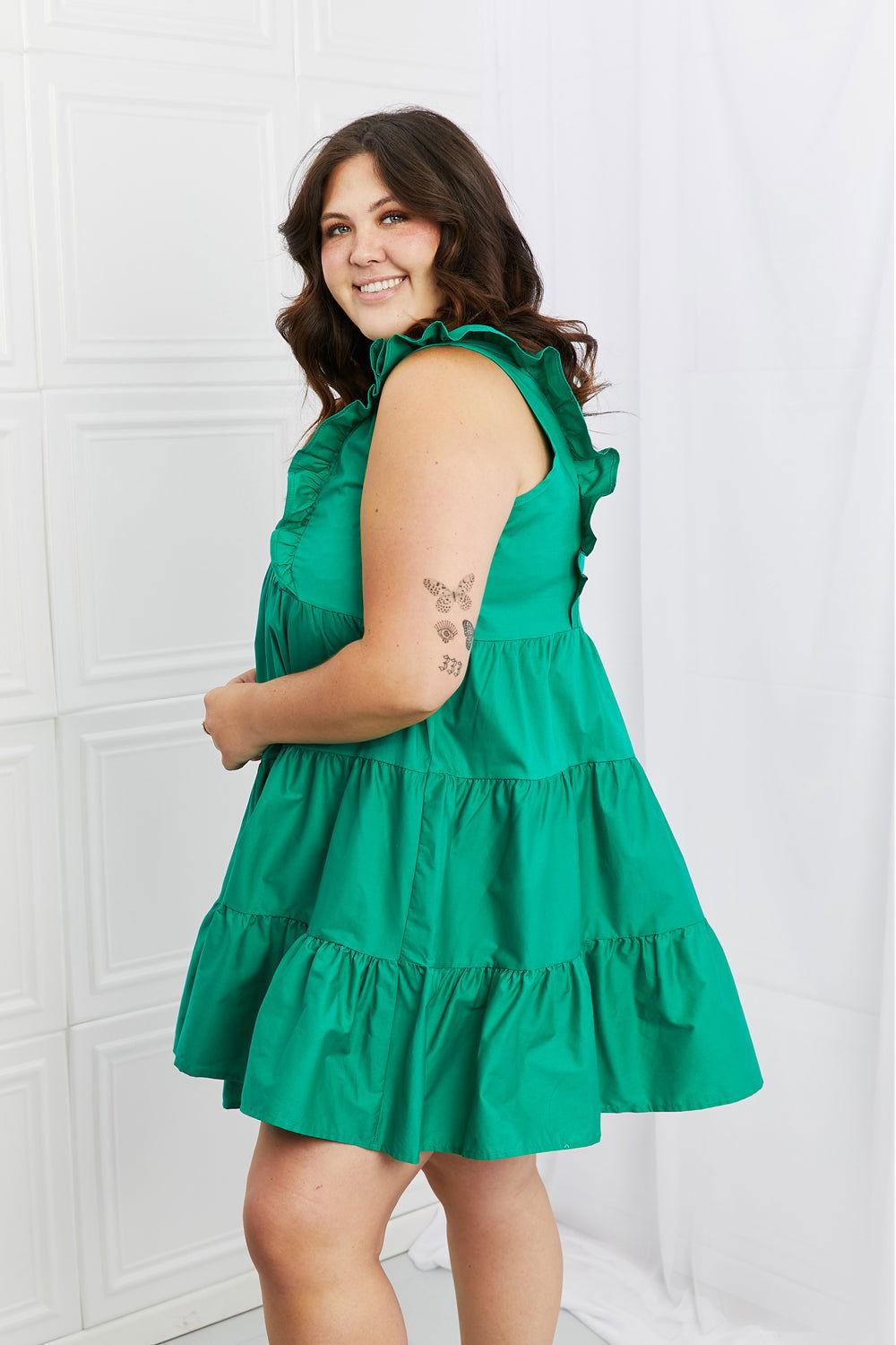 Hailey & Co Play Date Full Size Ruffle Dress - Clothes For Her Online Store