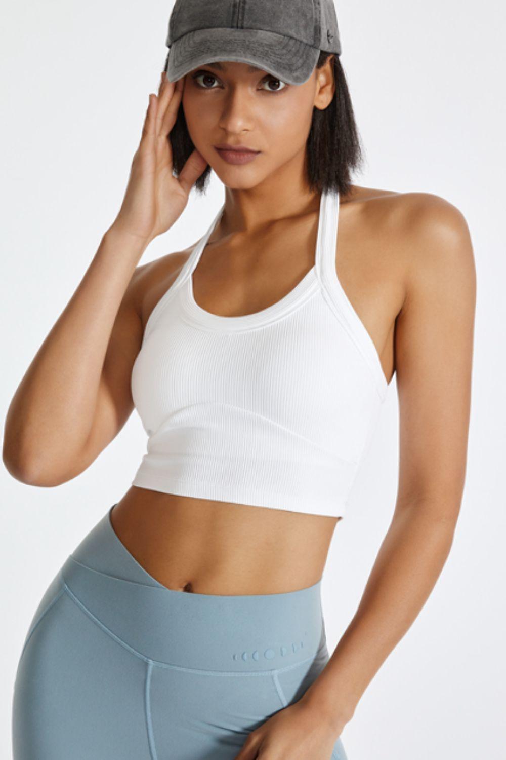 Halter Neck Active Cami - Clothes For Her Online Store