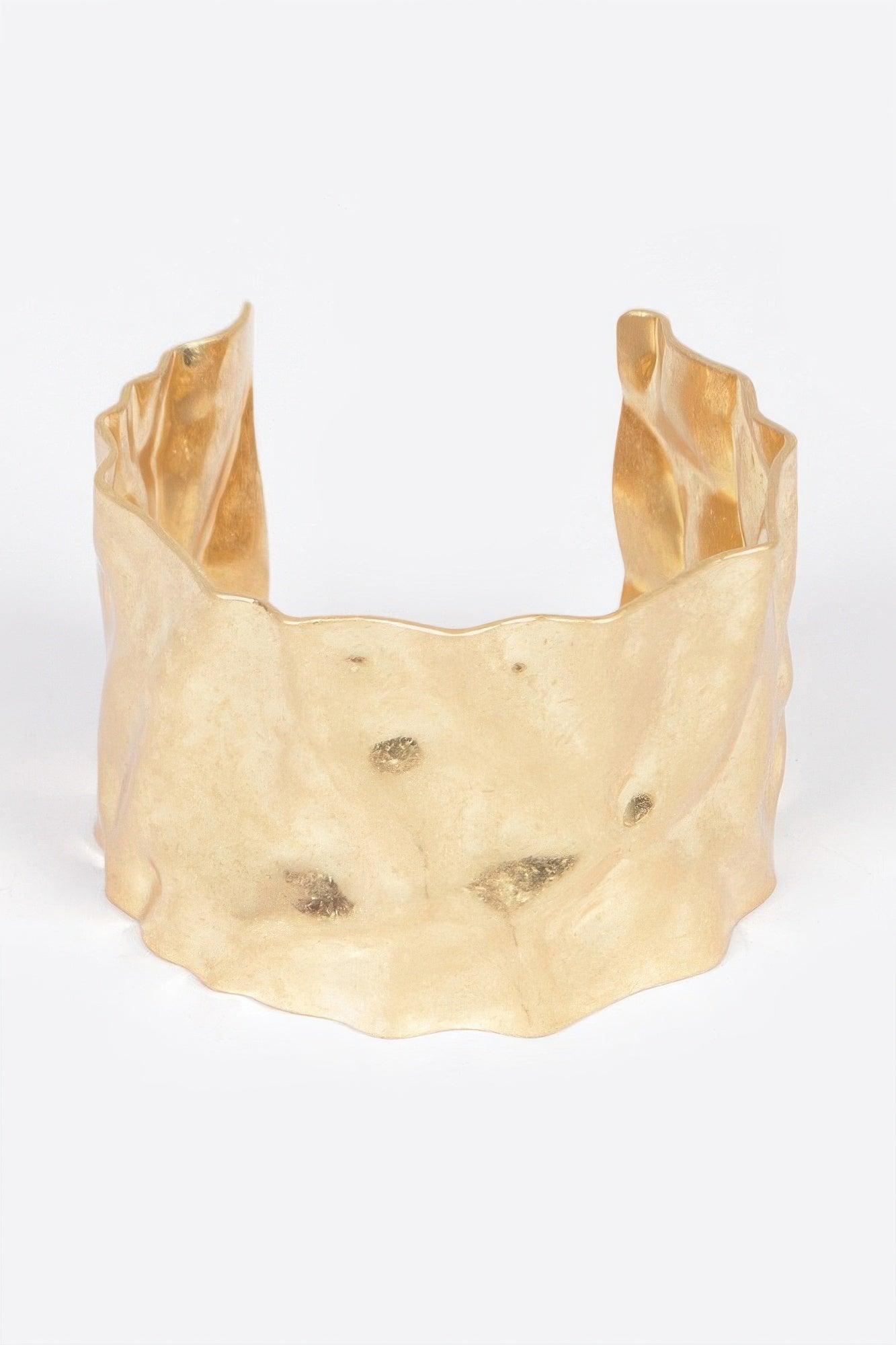 Hammered Metal Cuff - Clothes For Her Online Store