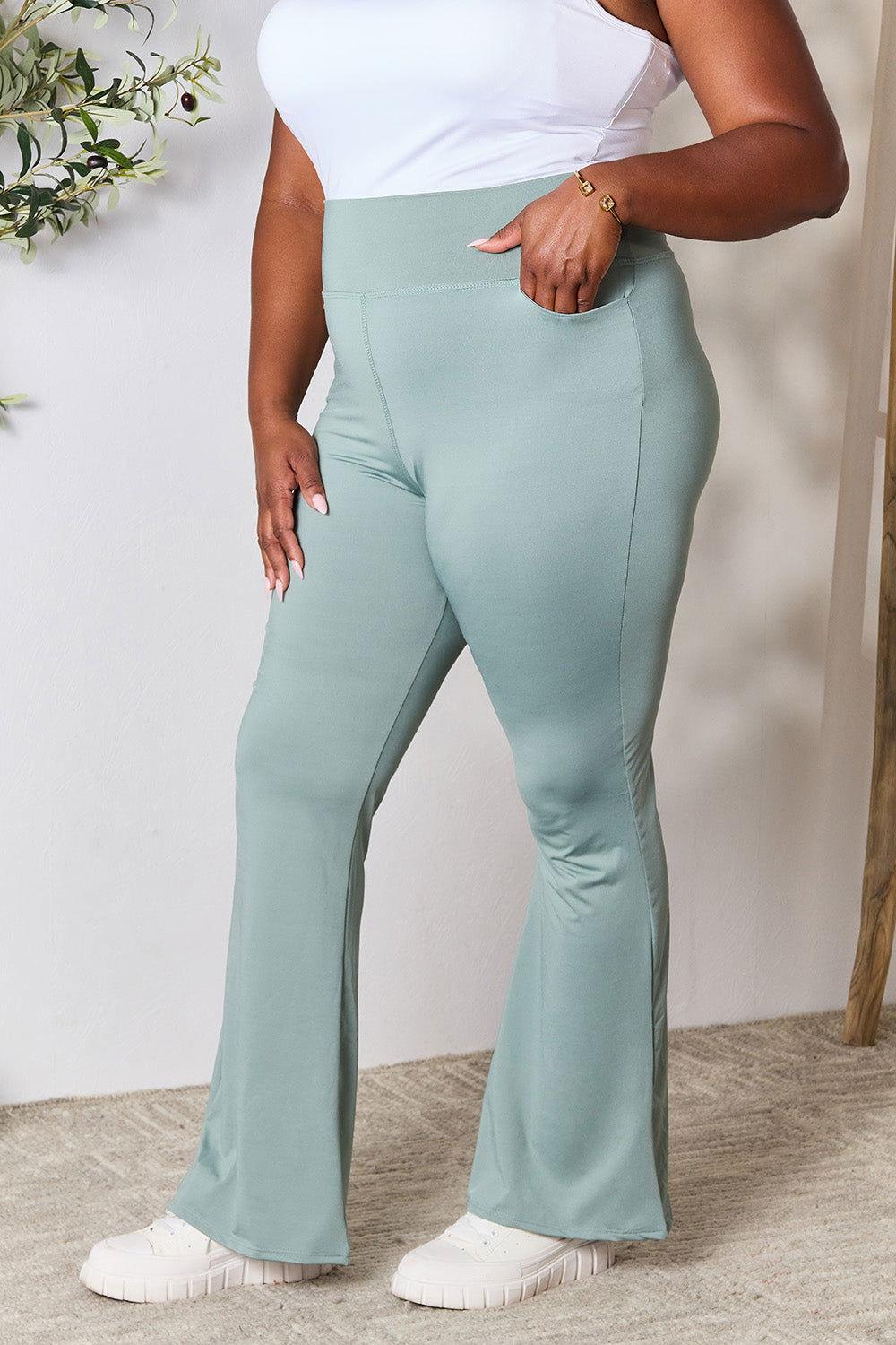 Heimish Full Size Wide Waistband Sports Pants - Clothes For Her Online Store