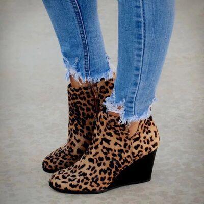 High Heel Ankle Boots with Side Zip - Clothes For Her Online Store