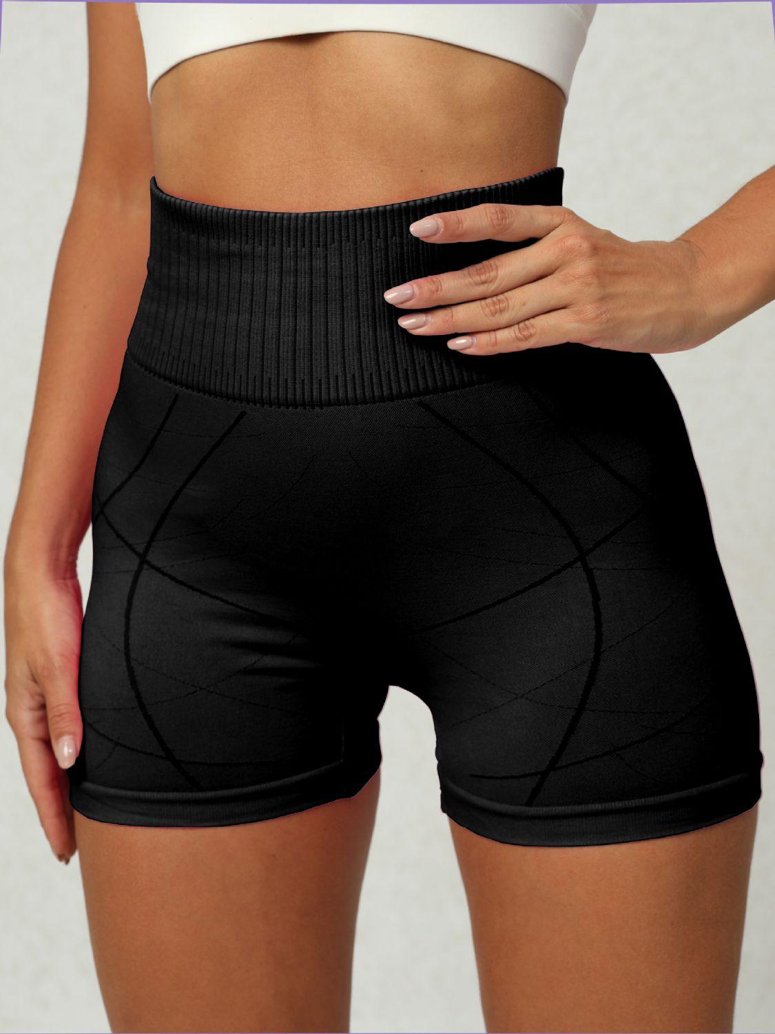 High Waist Active Shorts - Clothes For Her Online Store