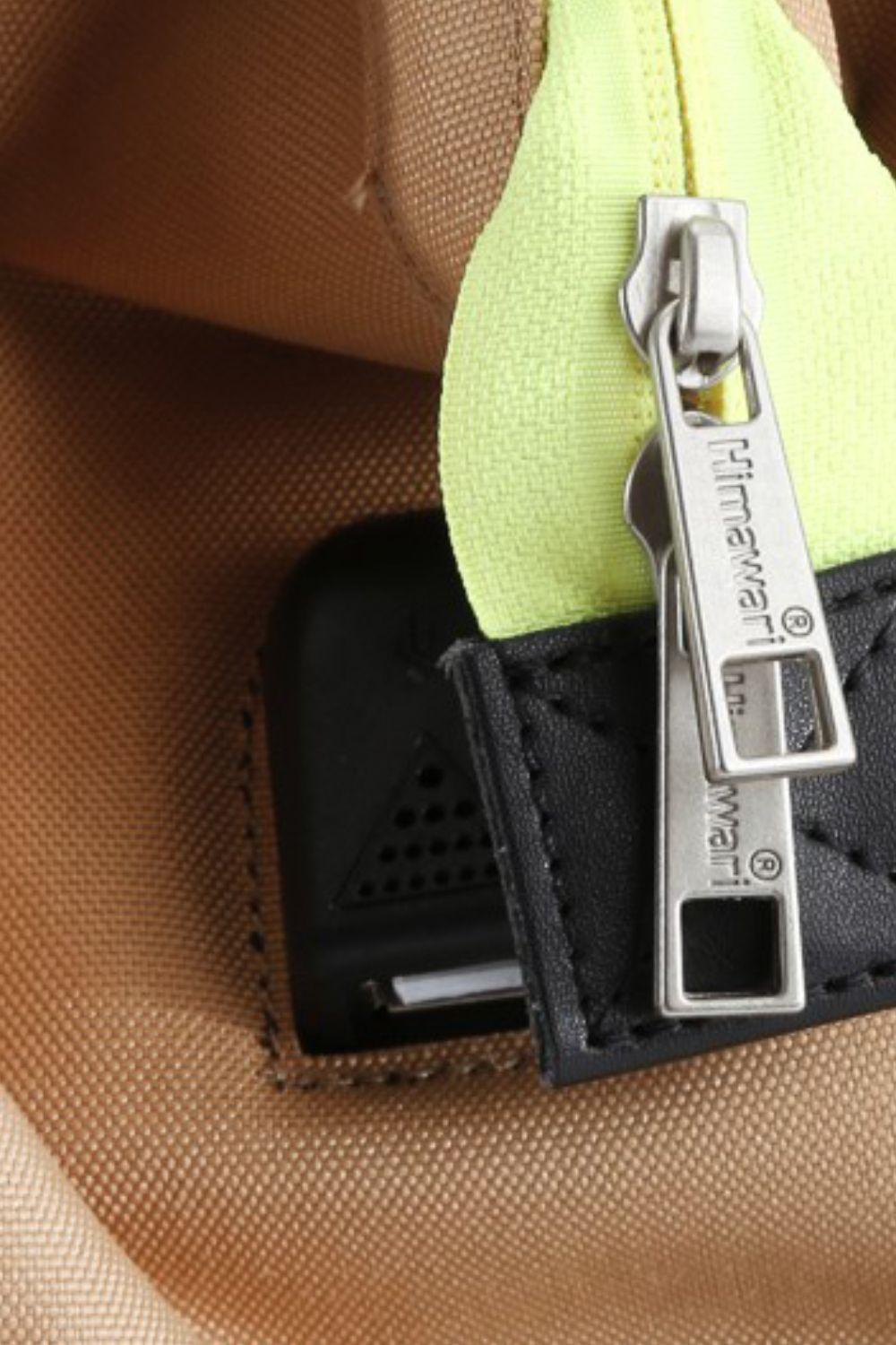 Himawari Contrast Waterproof Backpack Bag with Reinforced Edges - Clothes For Her Online Store