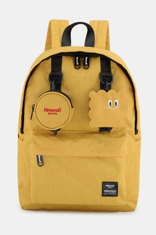 Himawari Waterproof Canvas Backpack Bag with Removable Coin Purse - Clothes For Her Online Store