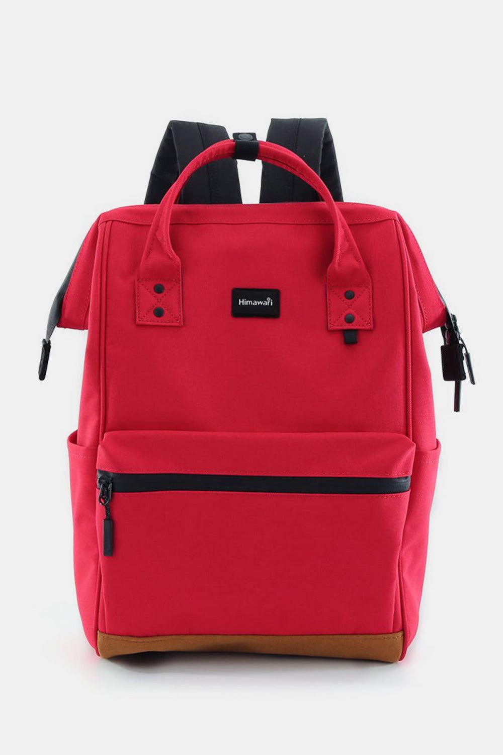 Himawari Waterproof Canvas Travel Backpack Bag with USB Port - Clothes For Her Online Store