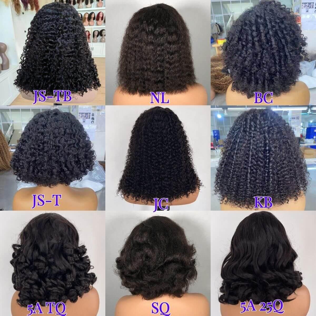 Hot Selling Products 2024 Water Wave 4C Edge Baby Hair Short Bob Wig,4x4 13x4 Bob Wigs Human Hair Lace Front - Clothes For Her Online Store