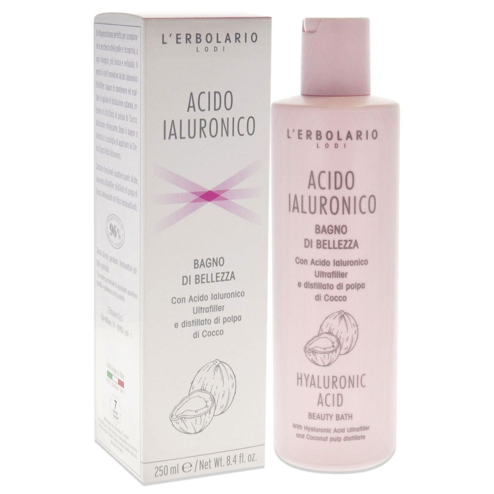 Hyaluronic Acid Beauty Bath by Lerbolario for Unisex - 8.4 oz Shower Gel - Clothes For Her Online Store