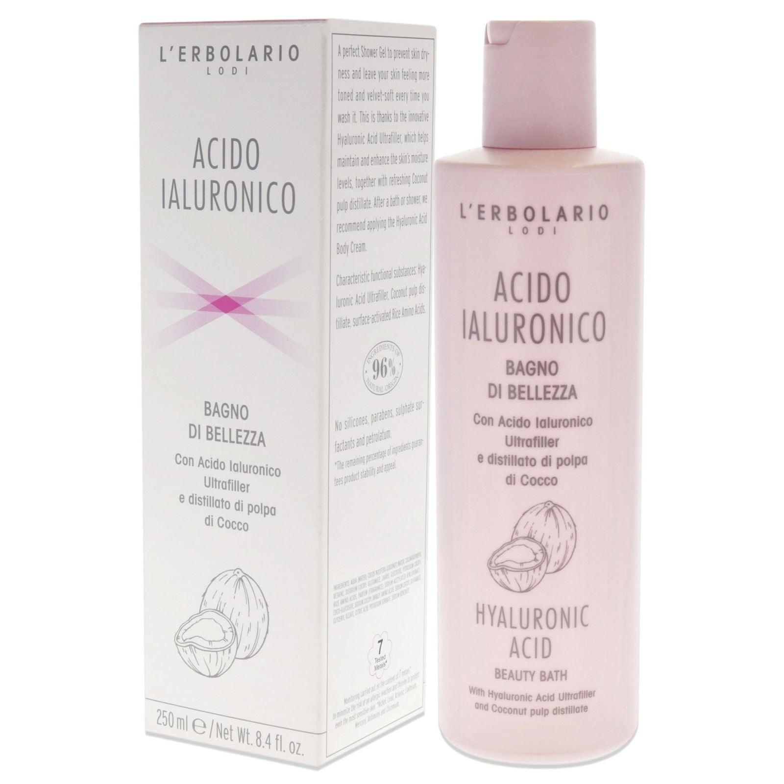 Hyaluronic Acid Beauty Bath by Lerbolario for Unisex - 8.4 oz Shower Gel - Clothes For Her Online Store