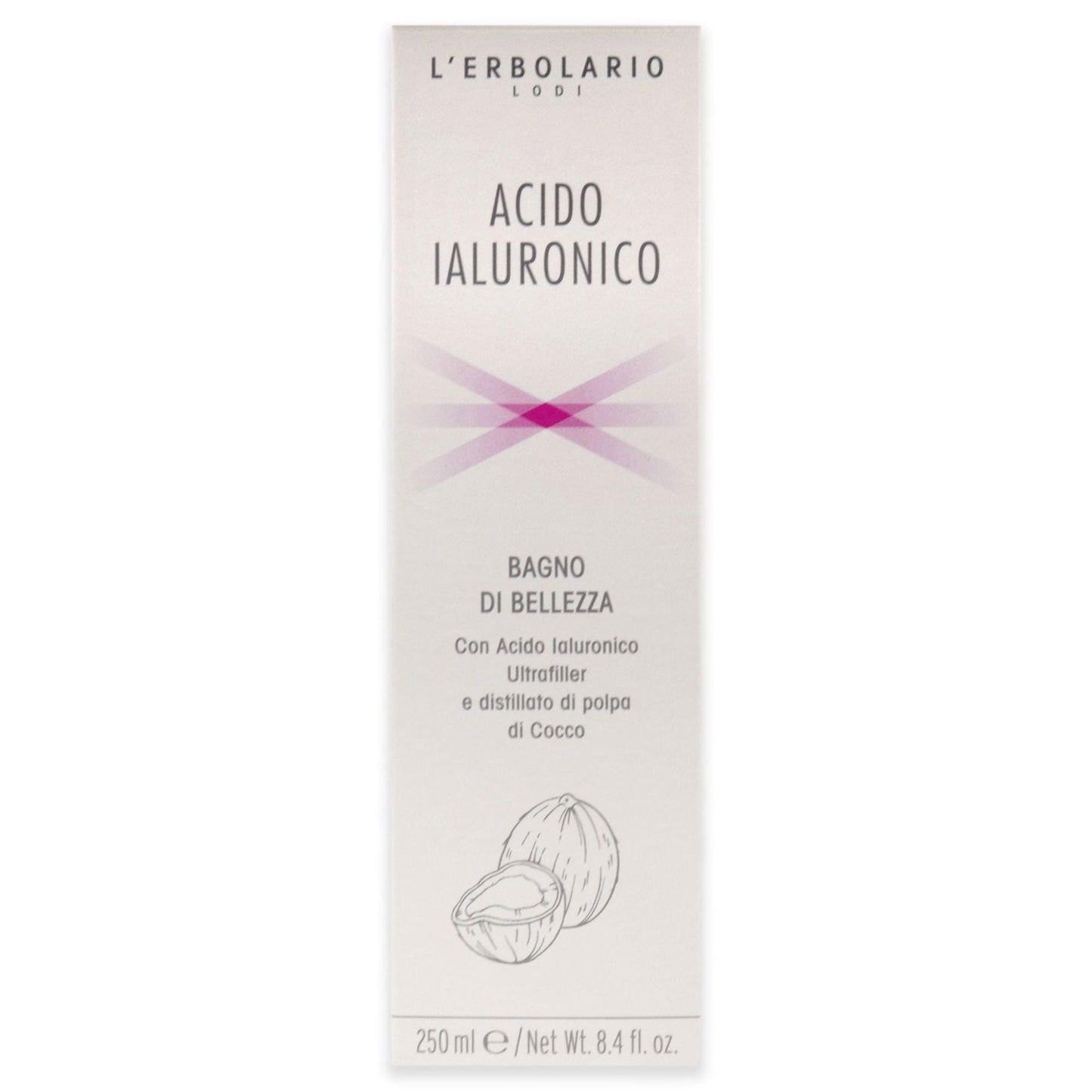Hyaluronic Acid Beauty Bath by Lerbolario for Unisex - 8.4 oz Shower Gel - Clothes For Her Online Store