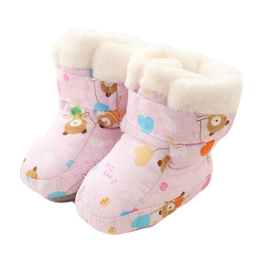 Infant Shoes Winter Keep Warm Crib Shoes Baby Shoes Cotton Toddler Shoes - Clothes For Her Online Store