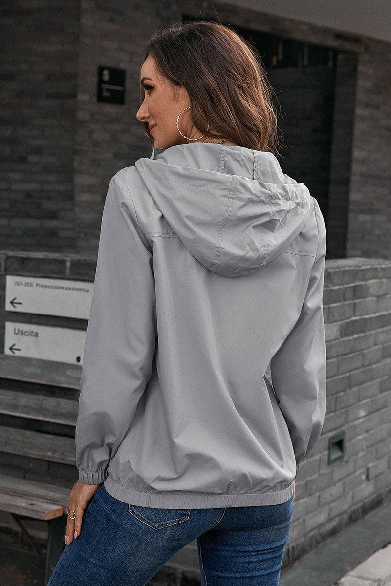 Ivy Lane Button-Down Long Sleeve Sports Jacket - Clothes For Her Online Store