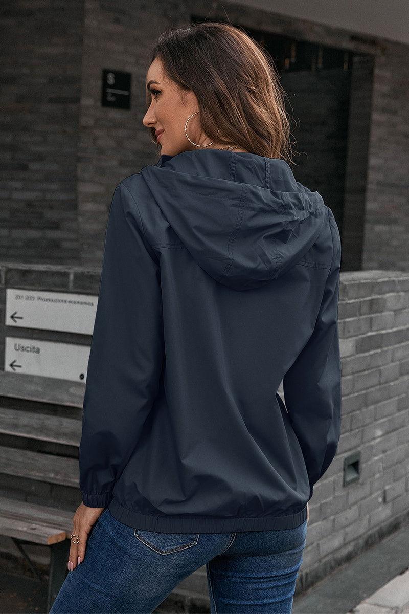 Ivy Lane Button-Down Long Sleeve Sports Jacket - Clothes For Her Online Store