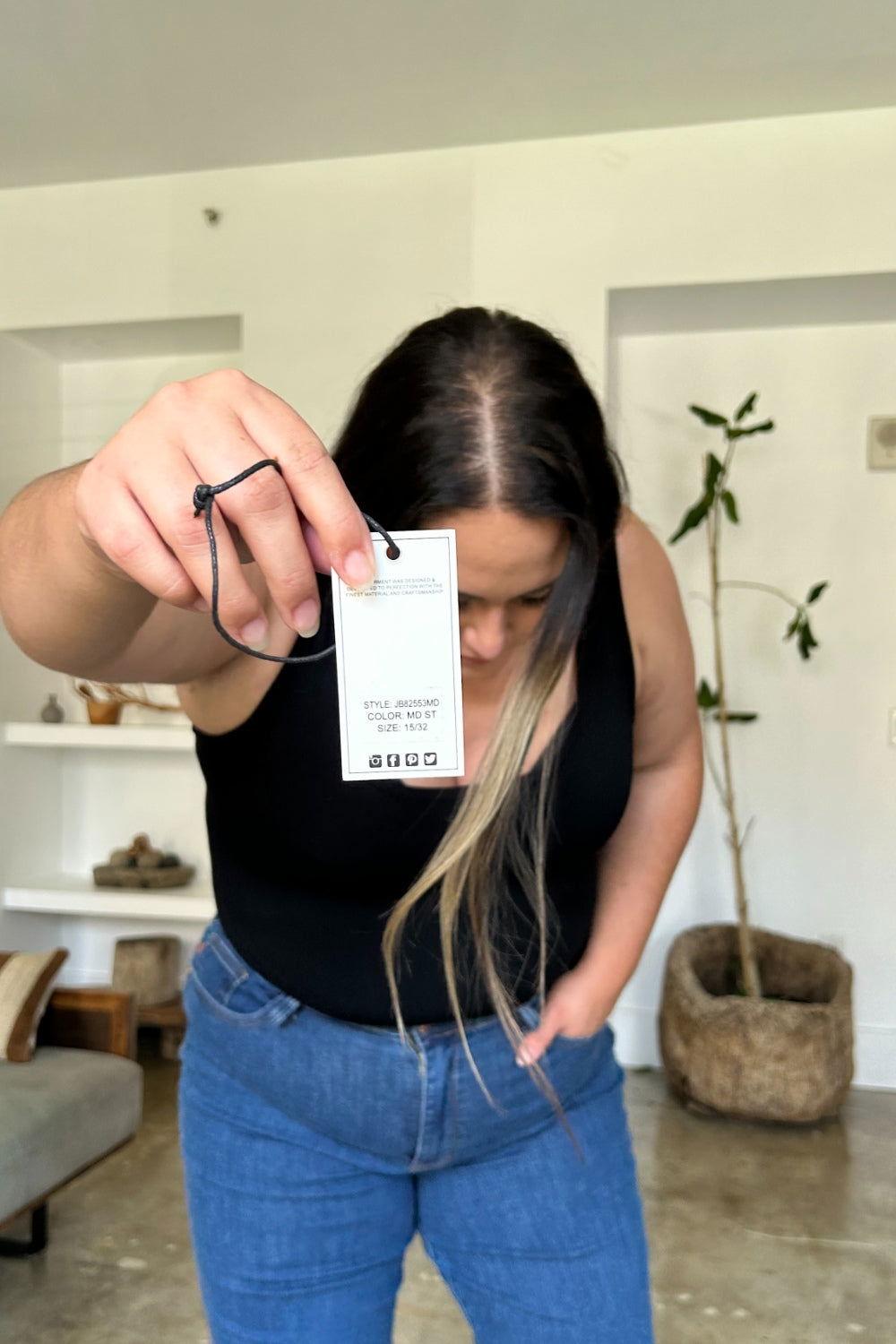 Judy Blue Full Size High Rise Straight Jeans - Clothes For Her Online Store