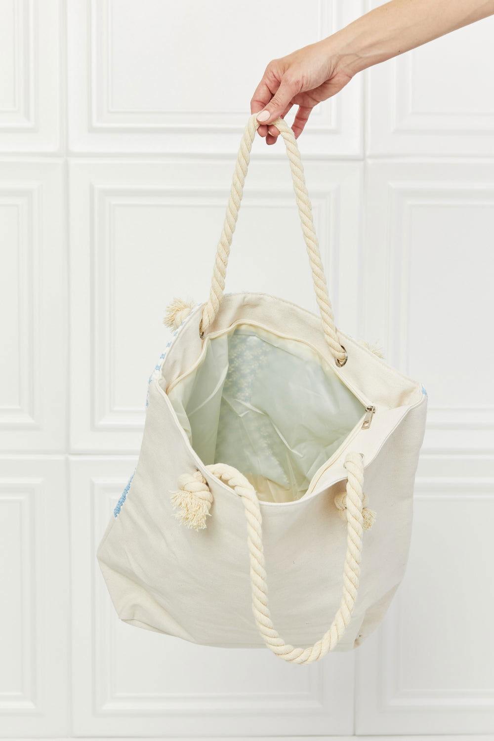 Justin Taylor Picnic Date Tassel Tote Bag - Clothes For Her Online Store