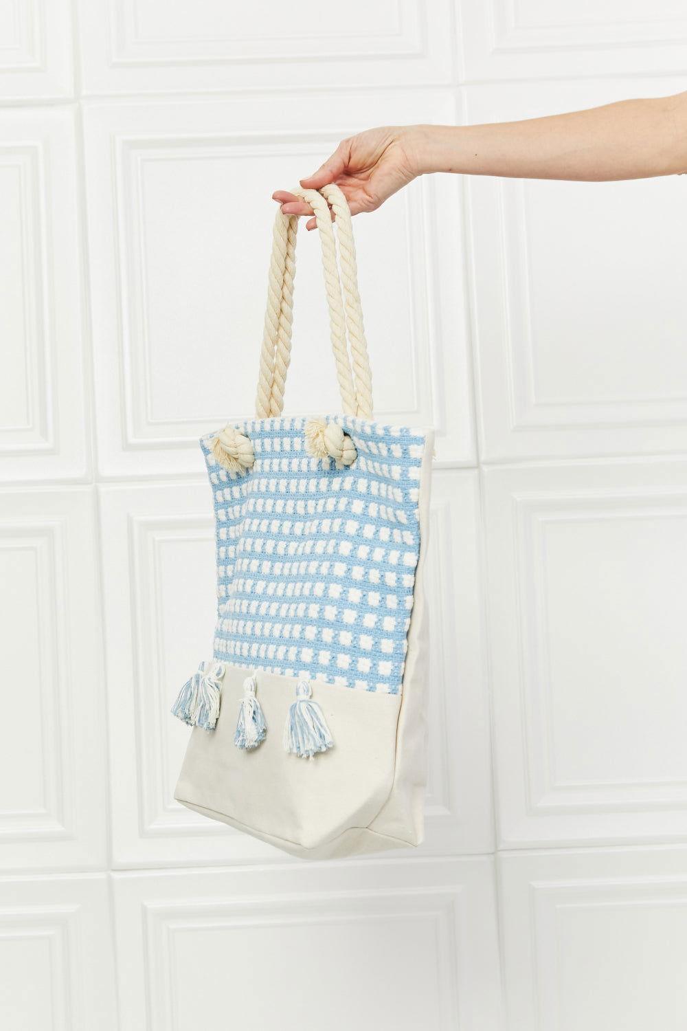 Justin Taylor Picnic Date Tassel Tote Bag - Clothes For Her Online Store